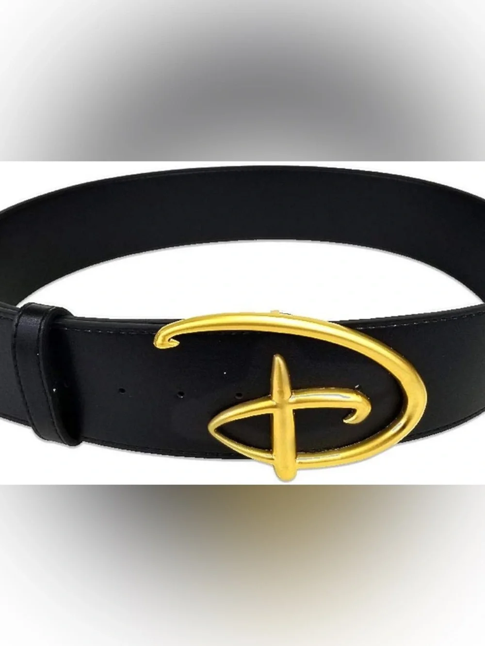 NEW Disney Buckle-Down Signature D Gold Belt size XL